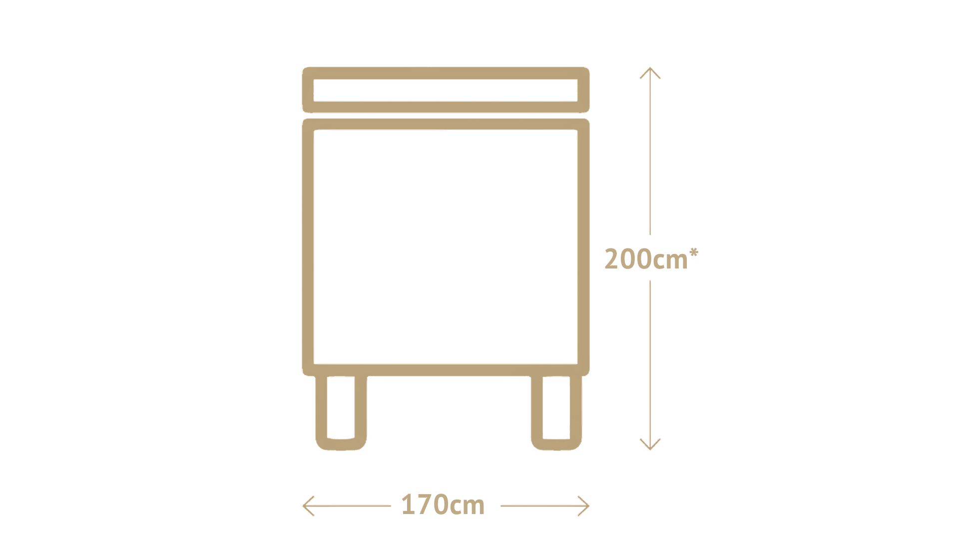 Height from the tyres and width of the Blackcamp FREEda mini caravan